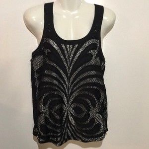 Express Lined Lace S/L Top Sm. Pt.